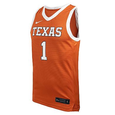 Unisex Nike Texas Orange Texas Longhorns Replica Basketball Jersey