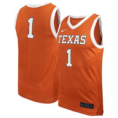 Unisex Nike Texas Orange Texas Longhorns Replica Basketball Jersey