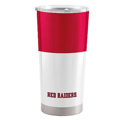 Texas Tech Red Raiders 20oz. Colorblock Stainless Steel Tumbler