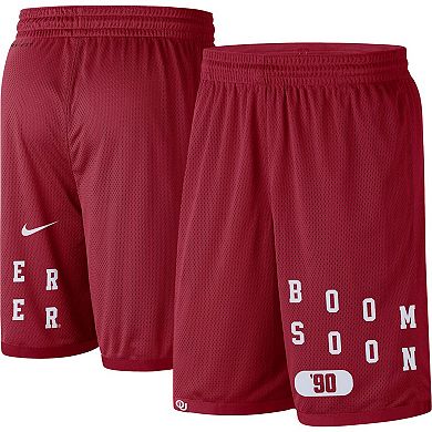 Men's Nike Crimson Oklahoma Sooners Wordmark Performance Shorts