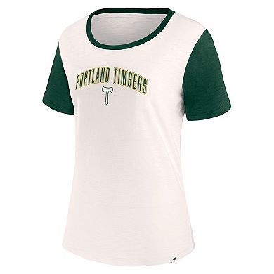 Women's Fanatics Branded Cream Portland Timbers Volley T-Shirt