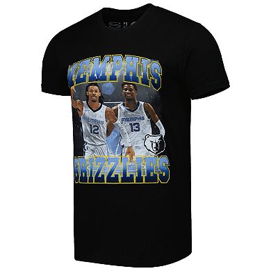 Unisex Stadium Essentials Ja Morant & Jaren Jackson Jr. Black Memphis Grizzlies Player Duo T-Shirt