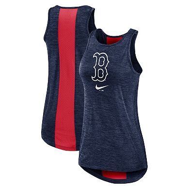 Women's Nike Navy Boston Red Sox Right Mix High Neck Tank Top