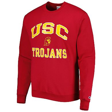 Men's Champion Cardinal USC Trojans High Motor Pullover Sweatshirt