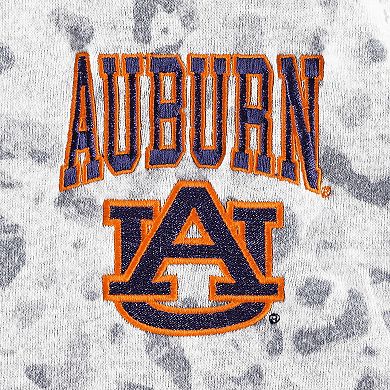 Women's Gameday Couture Heather Gray Auburn Tigers Leopard Quarter-Zip Sweatshirt