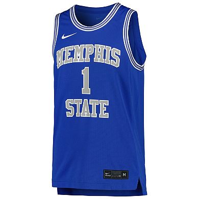 Men's Nike Royal Memphis Tigers Replica Basketball Jersey