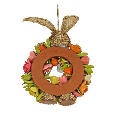 National Tree Company Bunny Artificial Flower Wreath