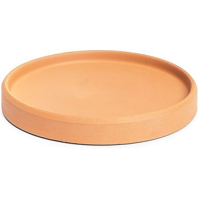 12 Pack Small Terracotta Saucers for Flowers, Round Pot Drip Trays for Indoor, Outdoor Plants (4.5 In)