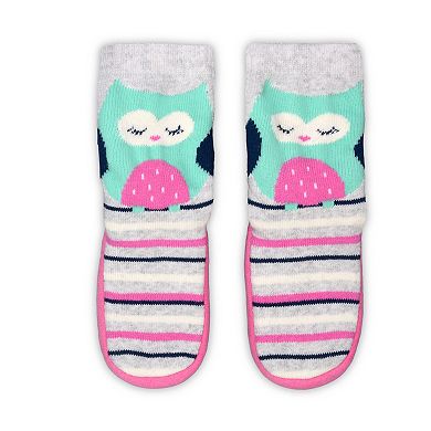 Baby Girl Jumping Beans® Owl Slipper Socks