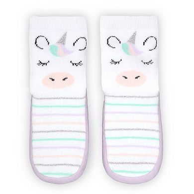 Baby Girl Jumping Beans® Unicorn Slipper Socks