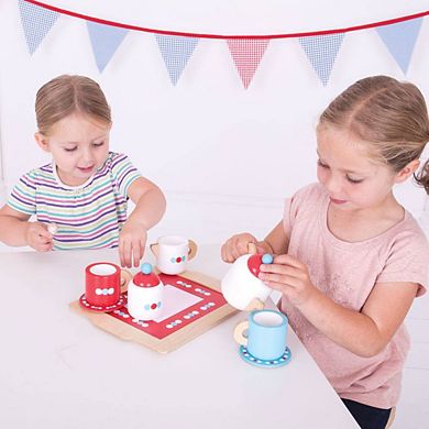 Bigjigs Toys, Tea Set on a Tray