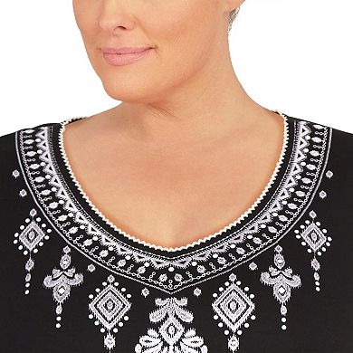 Women's Alfred Dunner Embroidered Top