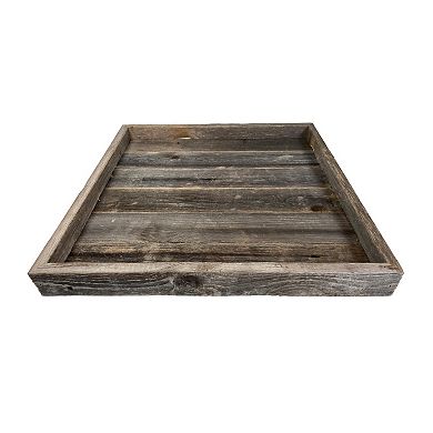 Rustic Farmhouse Extra Large Reclaimed Wooden Ottoman Orangizing Serving Tray