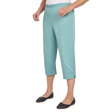 Petite Alfred Dunner Two Button Capri