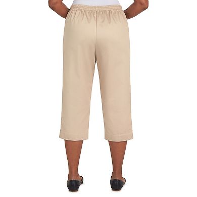 Petite Alfred Dunner Two Button Capri