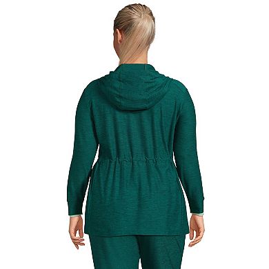 Plus Size Lands' End Soft Performance Full-Zip Hoodie