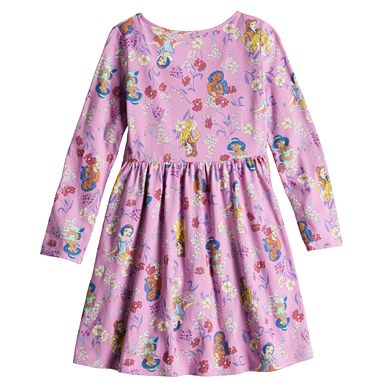 Girls 4-12 Disney/Jumping Beans® Disney Princess Long Sleeve Essential Dress