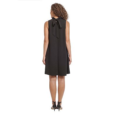 Women's London Times Ruffle Mini A-Line Dress