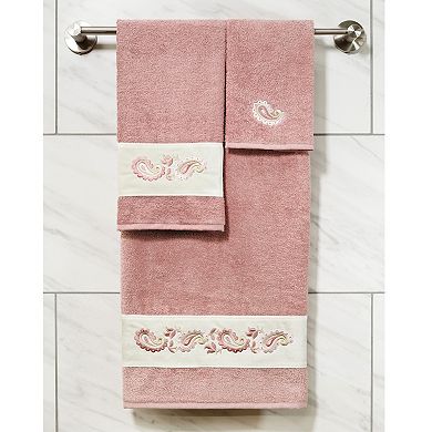 Linum Home Textiles Turkish Cotton Mackenzie 2-piece Embellished Bath Towel Set