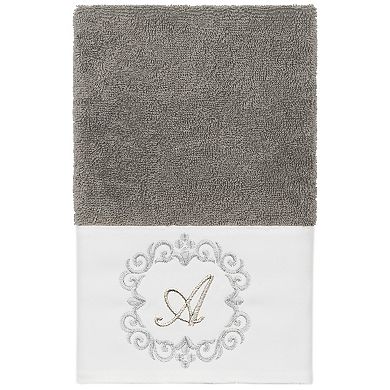 Linum Home Textiles Turkish Cotton Monica 3-piece Initial Embellished Towel Set