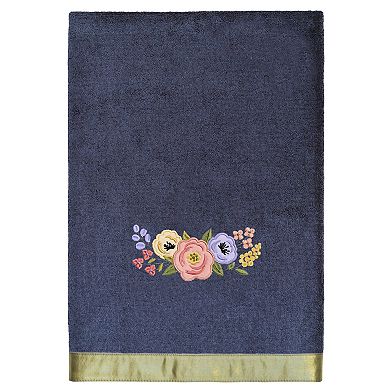 Linum Home Textiles Turkish Cotton Verano 2-piece Embellished Bath Towel Set