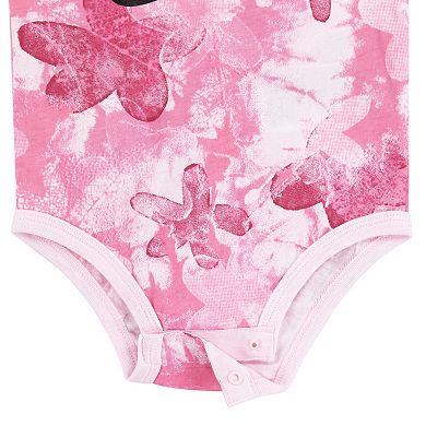 Baby Girl Nike Sci-Dye Floral Logo Graphic Bodysuit & Leggings Set