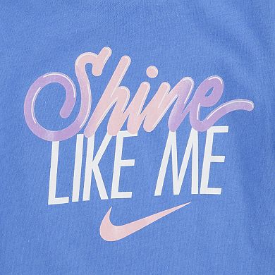 Toddler Girls Nike "Shine Like Me" Graphic Tee