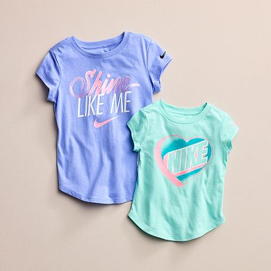 Toddler Girls Nike "Shine Like Me" Graphic Tee