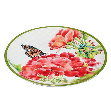 Certified International Geraniums 2-pc. Melamine Platter Set