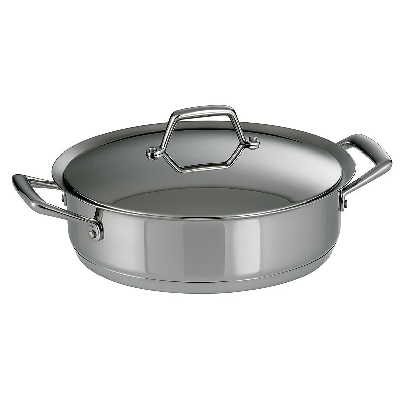 Tramontina Prima 5qt. Stainless Steel TriPly Covered Casserole Dish