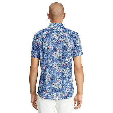 Men's IZOD Saltwater Dockside Printed Chambray Button-Down Shirt