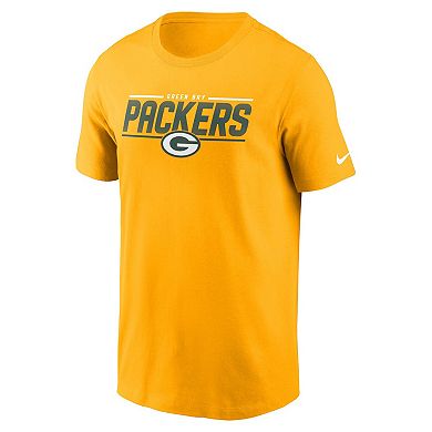 Men's Nike Gold Green Bay Packers Muscle T-Shirt