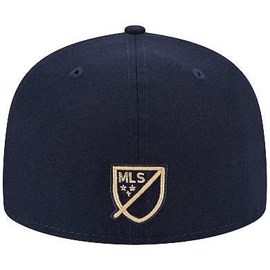 Men's New Era Navy Philadelphia Union Patch 59FIFTY Fitted Hat