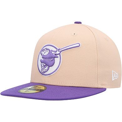 Men's New Era Orange/Purple San Diego Padres 1998 World Series Side Patch 59FIFTY Fitted Hat