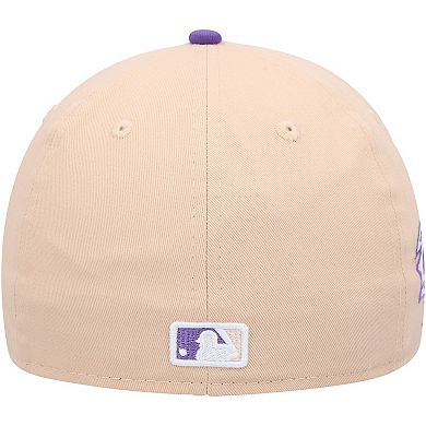 Men's New Era Orange/Purple San Diego Padres 1998 World Series Side Patch 59FIFTY Fitted Hat