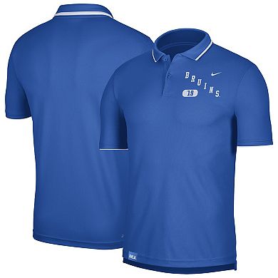Men's Nike Blue UCLA Bruins Wordmark Performance Polo