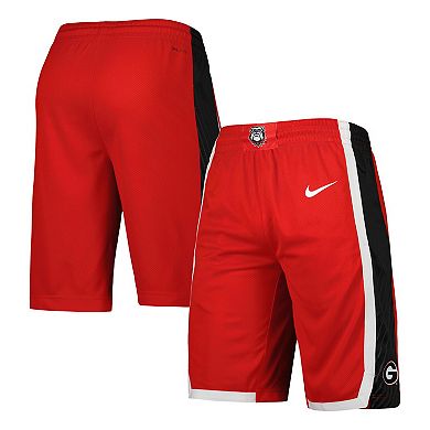 Men's Nike Red Georgia Bulldogs Replica Team Basketball Shorts