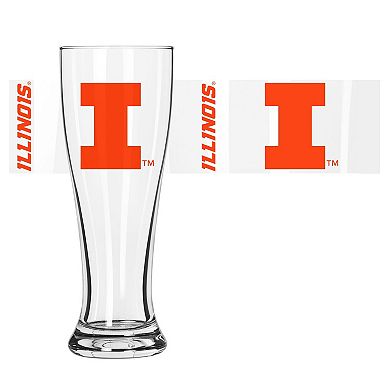 Illinois Fighting Illini 16oz. Game Day Pilsner Glass