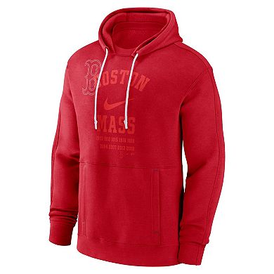 Men's Nike Red Boston Red Sox Statement Ball Game Pullover Hoodie