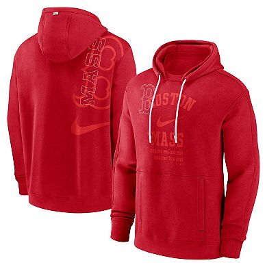 Men's Nike Red Boston Red Sox Statement Ball Game Pullover Hoodie