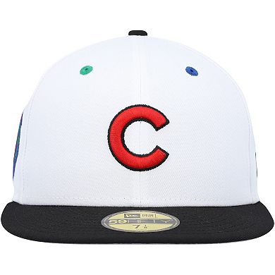 Men's New Era White/Black Chicago Cubs 1962 MLB All-Star Game Primary Eye 59FIFTY Fitted Hat