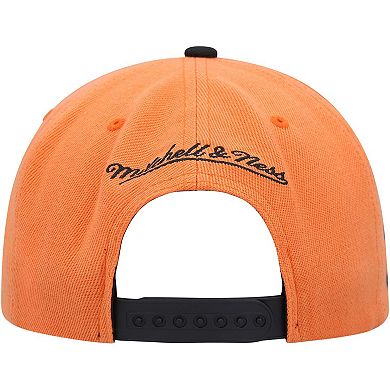 Men's Mitchell & Ness Orange/Black Phoenix Suns Side Core 2.0 Snapback Hat
