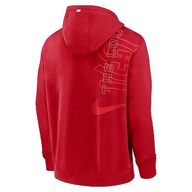 Men's Nike Red St. Louis Cardinals Statement Ball Game Pullover Hoodie