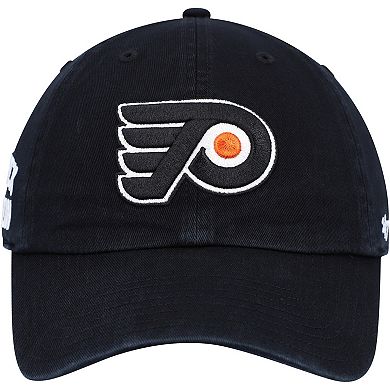 Men's '47 Black Philadelphia Flyers Clean Up Adjustable Hat