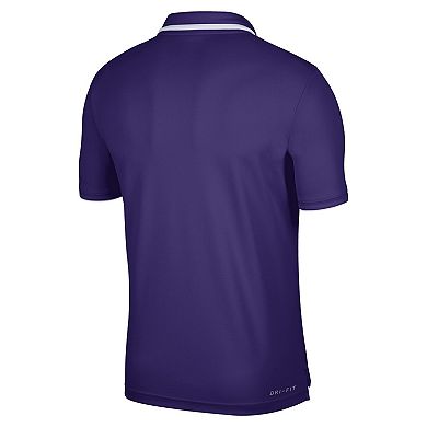 Men's Nike Purple LSU Tigers Wordmark Performance Polo