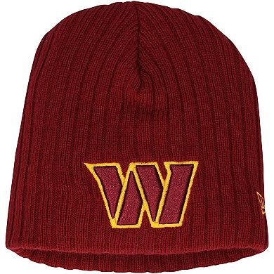 Infant New Era Burgundy Washington Commanders Mini Fan Beanie