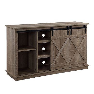 Home Entertainment Wooden TV Stand, Brown