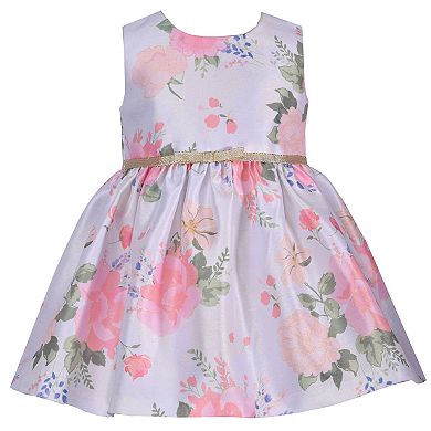 Baby & Toddler Girl Bonnie Jean Floral Dress & Textured Coat Set