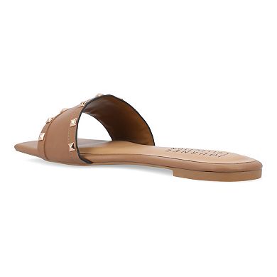 Journee Collection Treena Women's Studded Slide Sandals