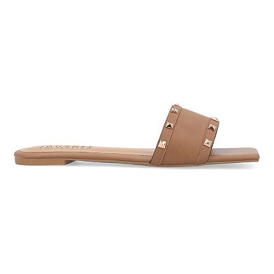 Journee Collection Treena Women's Studded Slide Sandals